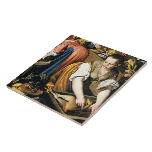 Carreau La cuisine en détail par Vincenzo Campi (Côté)