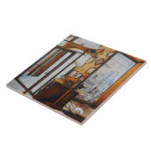 Carreau La curiosité est l'outil du sage (Côté)