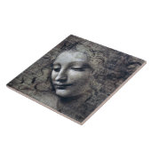 Carreau La Dame aux cheveux fourrés, Léonard de Vinci (Côté)