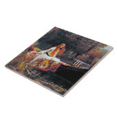 Carreau La Dame de Shalott, John William Waterhouse (Côté)