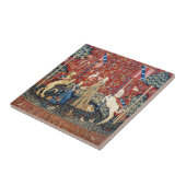 Carreau La Dame et la licorne, Goûtez (Côté)