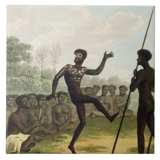 Carreau La danse, aborigènes de Nouvelle-Galles du Sud (Devant)