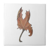 Carreau La danse Brown feuille d'érable (Devant)