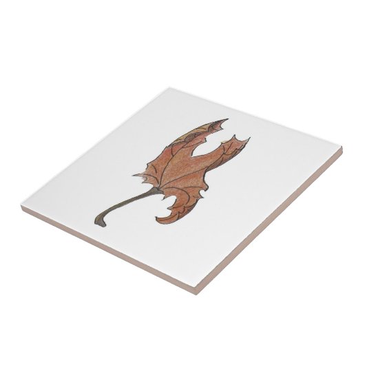 Carreau La danse Brown feuille d'érable (Côté)