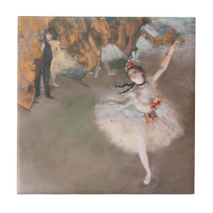 Carreau La danseuse étoile sur scène Edgar Degas Ballet