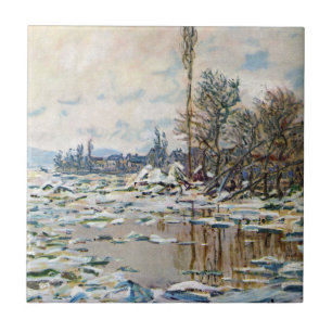 Carreau La débâcle des glaces de Claude Monet