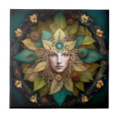 Carreau La déesse de la nature Mandala (Devant)