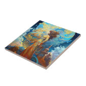 Carreau La déesse surréelle Queen Imaginaire Art (Côté)