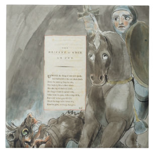 Carreau La descente d'Odin, une ode, 'des poèmes du Th