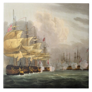 Carreau La destruction de la flotte danoise avant Copenha