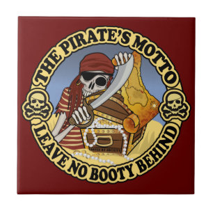 Carreau La devise du pirate