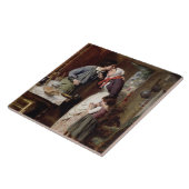 Carreau La dévotion d'un fils, 1868 (huile sur la toile) (Côté)