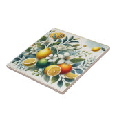 Carreau La Dolce Vita Citrus Décor méditerranéen (Côté)