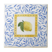 Carreau "La Dolce Vita" Lemon Méditerranéen Design italien (Devant)