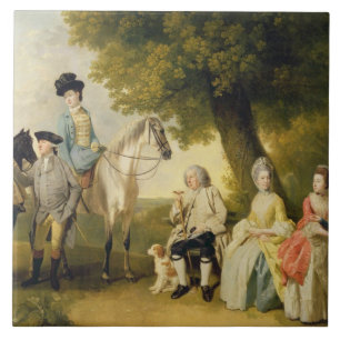Carreau La famille de Drummond, c.1769 (huile sur la