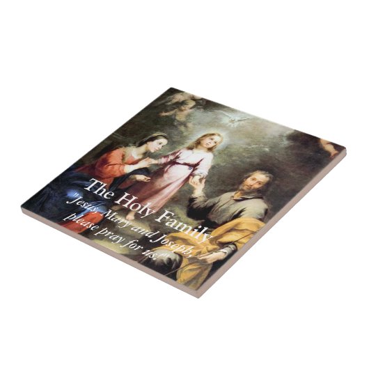 Carreau La famille sainte (Côté)