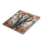 Carreau La faune majestueuse des éléphants décorés (Côté)