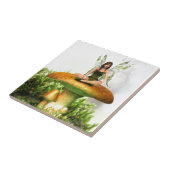 Carreau La fée des tabourets (Côté)