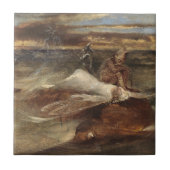 Carreau La fée et le serpent de mer (Devant)
