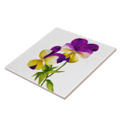 Carreau "La fête du Pansy" sur une Carrelage en céramique (Côté)