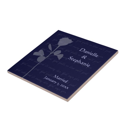 Carreau La fille rencontre la fille (Côté)