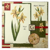 Carreau La fleur d'août (Devant)