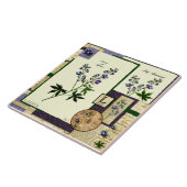 Carreau La fleur de juillet (Côté)