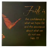 Carreau La foi est...Écriture Inspirante (Devant)