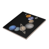 Carreau La gamme de système solaire nos planètes (Côté)