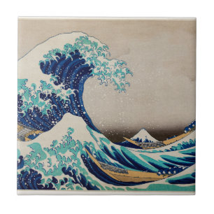 Carreau La Grande Vague, célèbre peinture japonaise