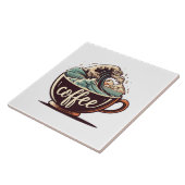Carreau La Grande Vague De Café (Côté)
