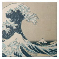 La grande vague de Kanagawa, vues du mont Fuji