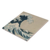 Carreau La grande vague de Kanagawa, vues du mont Fuji (Côté)