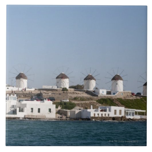 Carreau La Grèce, îles de Cyclades, Mykonos, ville de (Devant)