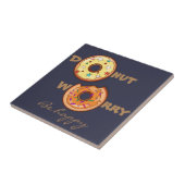 Carreau La "inquiétude drôle et optimimistic de beignet, (Côté)