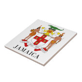 Carreau La JAMAÏQUE - symbole/manteau des (Côté)