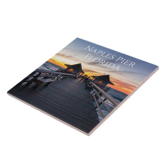 Carreau La jetée Naples En Floride Sunset (Côté)