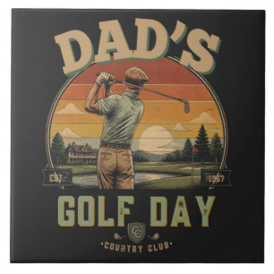 Carreau La journée de golf de papa