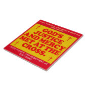 Carreau La justice et la pitié de Dieu rencontrées à la (Côté)