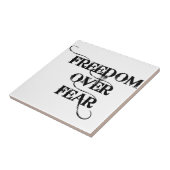 Carreau La liberté face à la peur (Côté)