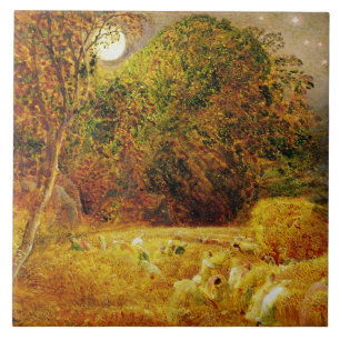 Carreau La lune de récolte, 1833 (huile sur le papier