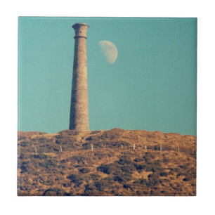Carreau La Lune et une tour : Aberystwyth