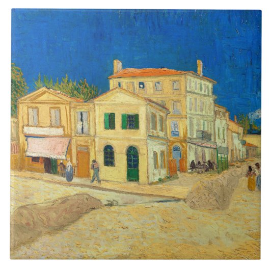 Carreau La Maison Jaune de Vincent Van Gogh (Devant)