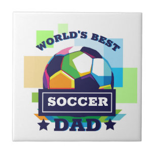 Carreau La meilleure Fête des pères de papa de football au