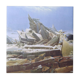 Carreau La mer de glace (par Caspar David Friedrich)