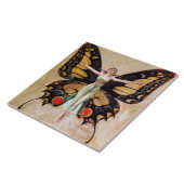 Carreau La métamorphose de la fille Flapper au papillon 19 (Côté)