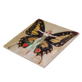 Carreau La métamorphose de la fille Flapper au papillon 19 (Côté)