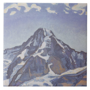 Carreau La Montagne Des Moines Aux Nuages (Ferdinand Hodle