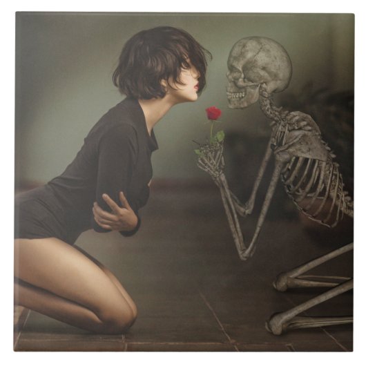 Carreau La mort et la jeune femme (Devant)