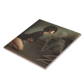 Carreau La mort et la jeune femme (Côté)